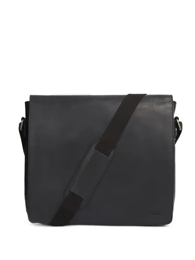 Osprey London Large Smithy Leather Messenger Bag In White