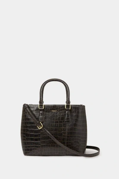 Osprey London The Adaline Leather Workbag In Brown