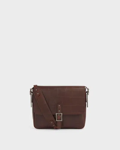 Osprey London The Brixton Leather Satchel In Cognac