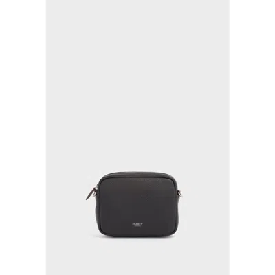 Osprey London The Chiswick Leather Crossbody Bag In Black