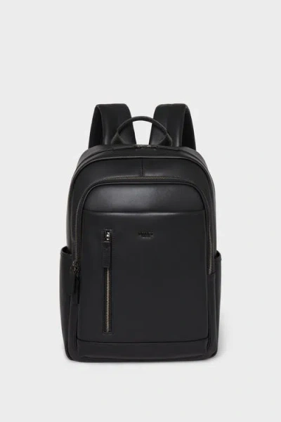 Osprey London The Hudson Leather Backpack In Black