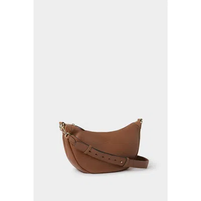 Osprey London The Oxford Leather Sling Bag In Brown