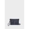 Osprey London The Ruby Leather Crossbody Bag In Blue