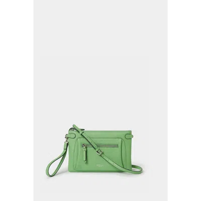 Osprey London The Ruby Leather Crossbody Bag In Red