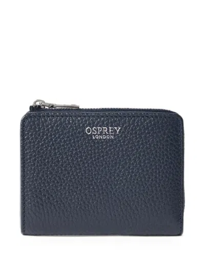 Osprey Medium Core Leather Wallet In Blue