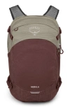 Osprey Nebula 32-liter Backpack In Sawdust Tan/ Raisin Red
