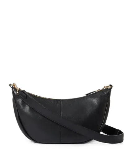 Osprey Oxford Leather Shoulder Bag In Black