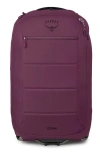 Osprey Ozone Four-wheel 80-liter Suitcase In Purple