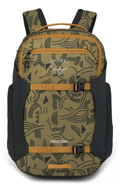 Osprey Proxima 30-liter Campus Backpack In Find The Way Print/ Black