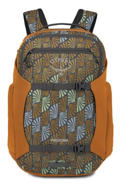 Osprey Proxima 30-liter Campus Backpack In Kazuma Print Toffee Orange