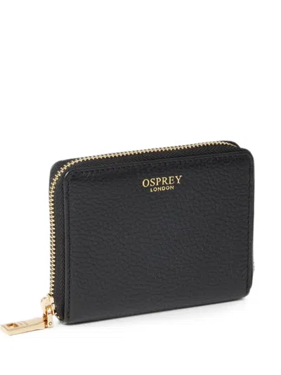 Osprey Small Core Leather Wallet In Black