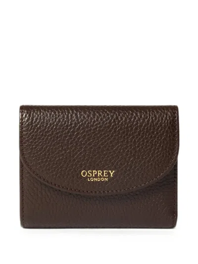 Osprey Small Core Leather Wallet In Brown