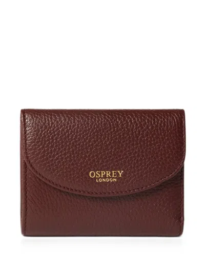Osprey Small Core Leather Wallet In Brown
