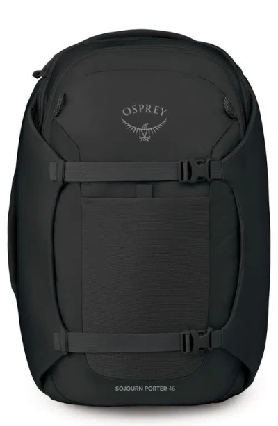 Osprey Sojourn Porter 46-liter Recycled Nylon Travel Backpack In Black/orange