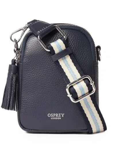 Osprey Stella Leather Phone Bag In Blue