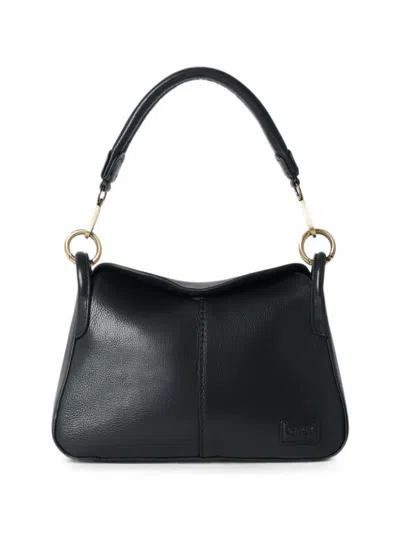 Osprey The Oxford Pebbled Leather Shoulder Bag In Black