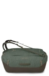 Osprey Transporter 120-liter Duffle Luggage In Pine Leaf/earl Grey
