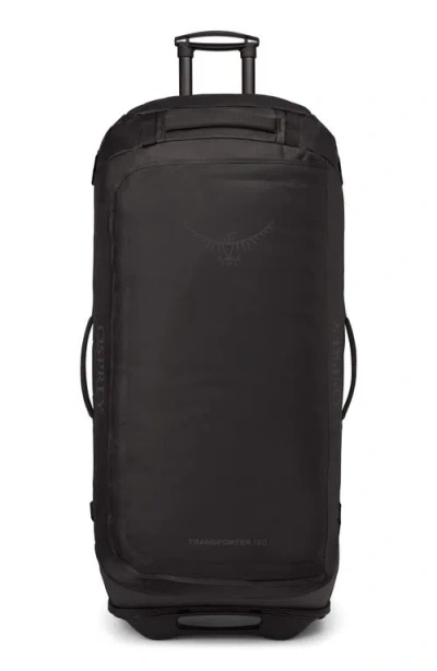 Osprey Transporter 120-liter Duffle Wheeled Luggage In Raven Black/black
