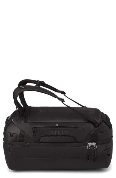 Osprey Transporter 44-liter Squffel Duffle Luggage In Raven Black/black