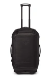 Osprey Transporter 60-liter Duffle Wheeled Carry-on Luggage In Raven Black/black