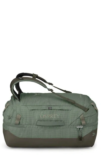 Osprey Transporter 70-liter Squffel Duffle Luggage In Green