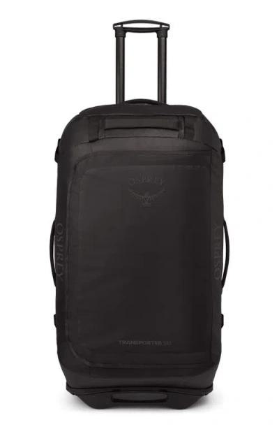 Osprey Transporter 90-liter Duffle Wheeled Luggage In Raven Black/black