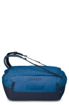 Osprey Transporter® 95-liter Water Resistant Duffle Backpack In Blue Flame/nocturnal Blue