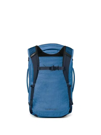 Osprey Transporter Grid-pattern Backpack In Blue