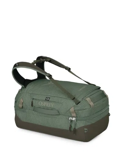 Osprey Transporter Grid-pattern Backpack In Green
