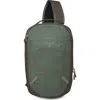 Osprey Transporter Water Resistant Sling Bag In Pine Leaf Green