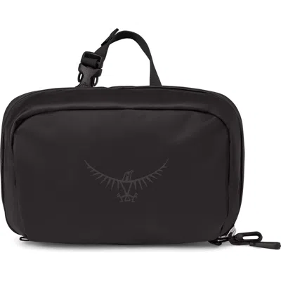 Osprey Transporter Water Resistant Toiletry Kit In Raven Black/black