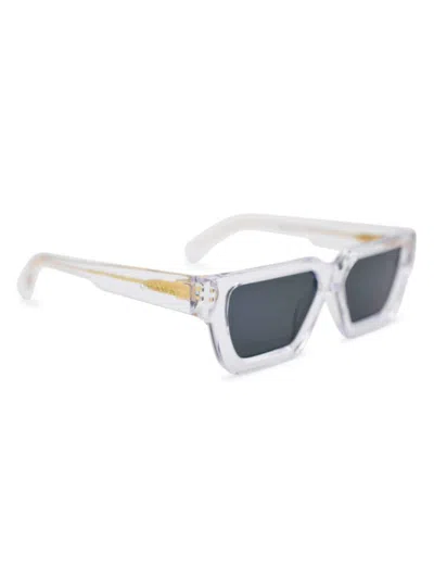 Ossawa Men's Soul V2 Quartz 54mm Rectangular Sunglasses In White