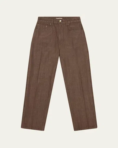 Ossou Drift High-rise Ankle Jeans