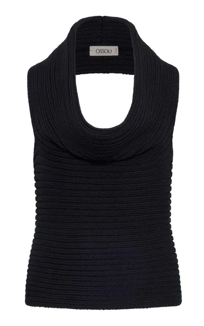 Ossou Halo Tank In Black