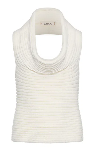 Ossou Halo Tank In White