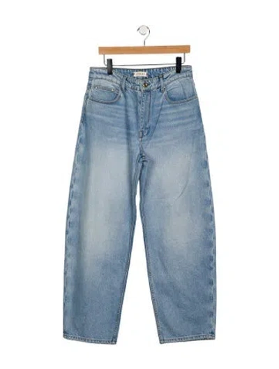 Pre-owned Ossou High-rise Wide Leg Jeans W/ Tags In Blue