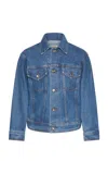 Ossou Hitch Cotton Jacket In Blue