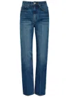 Ossou Noon Straight-leg Denim Jeans In Black
