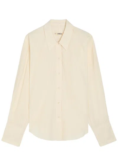 Ossou Ridge Cotton Shirt In Off White