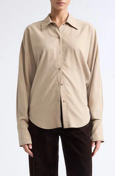 Ossou Ridge Long Sleeve Shirt In Brown