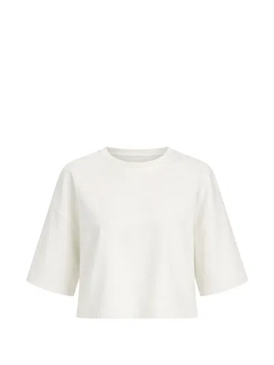 Ossou Rift Cropped T-shirt In White