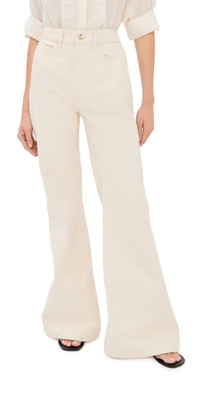 Ossou Trace Flare Jeans Buff Wash