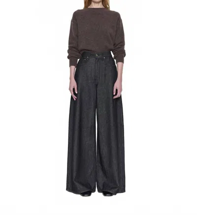 Ossou Women's Slick Pants In Ash Wash In Black