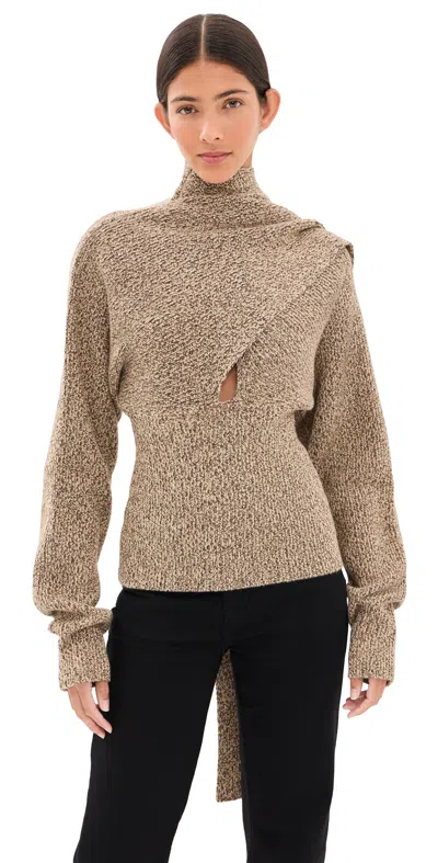 Ossou Wright Sweater Sorrel Melange