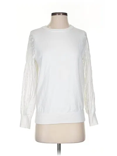 Pre-owned Ost Pullover Sweater In White