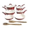 Oster 12-pc. Cookware Set In Red