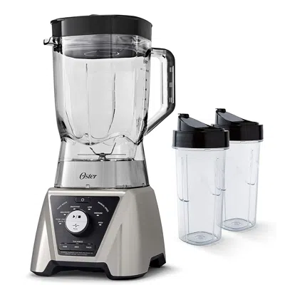 Oster 1200 Watt Pro Blender Withtexture Select Settings And 2 Blend-n-go Cups In Multi