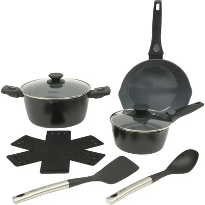 Oster 13 Piece Nonstick Cookware Combo Set Matte Black Grey