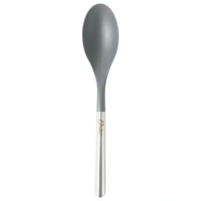 Oster 13.8 Inch Nylon Serving Spoon Stainless Steel Handle In Gray
