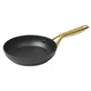 Oster Abbottsford 11 Inch Nonstick Aluminum Frying Pan In Black In Black